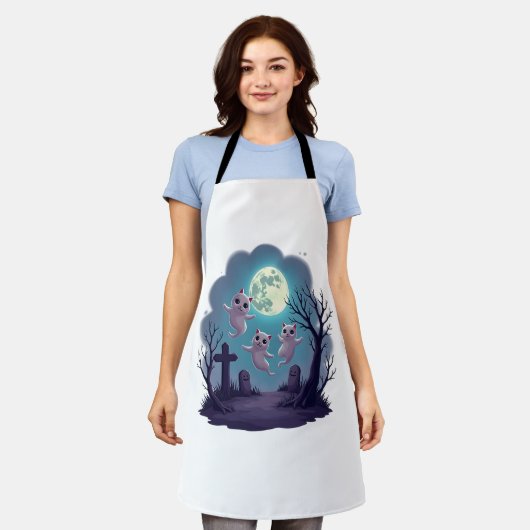 Tablier Ghost Cat Parade (Porté)