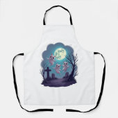 Tablier Ghost Cat Parade (Recto)