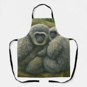 Tablier Gibbon Companions - Portrait émotionnel de la faun (Recto)