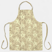 Gibson filles Victorian femme mode crème motif