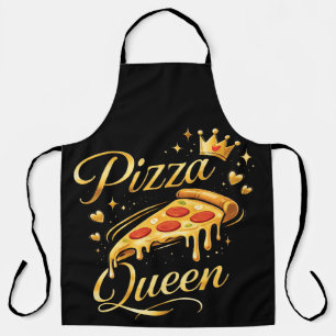 Tablier gif de pizza drôle Mignonne Amoureuse de Pizza Cui