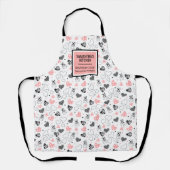 Tablier Gift for Wife Love Lettering Heart Sketch Apron (Recto)
