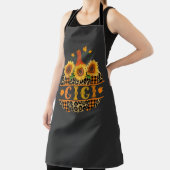 Tablier GiGi Citrouille Impression Léopard Tournesol Buffa (Insitu)