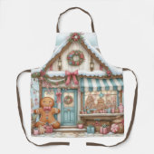 Tablier Gingerbread Bakery House Cutting Board (Recto)