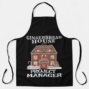 Tablier Gingerbread House Gestionnaire de projet Baker