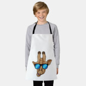 Tablier Girafe avec lunettes de soleil (Porté)