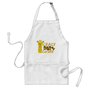 Tablier girafe folle de bébé