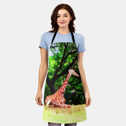 Tablier Giraffe Apron (Porté)