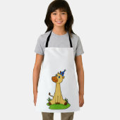 Tablier Giraffe avec casquette de fête (Insitu)