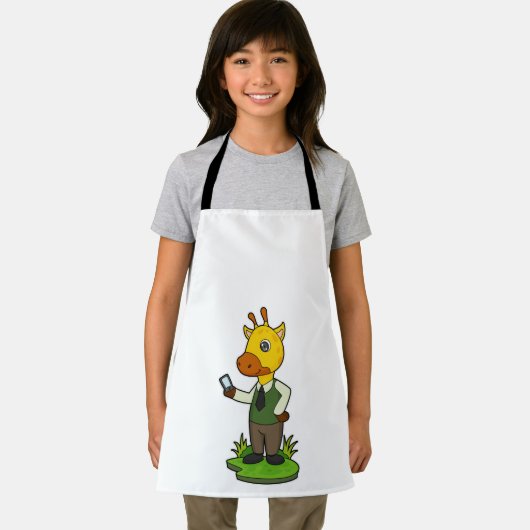 Tablier Giraffe avec mobile (Insitu)