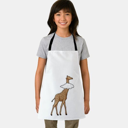 Tablier Giraffe avec nuage (Insitu)