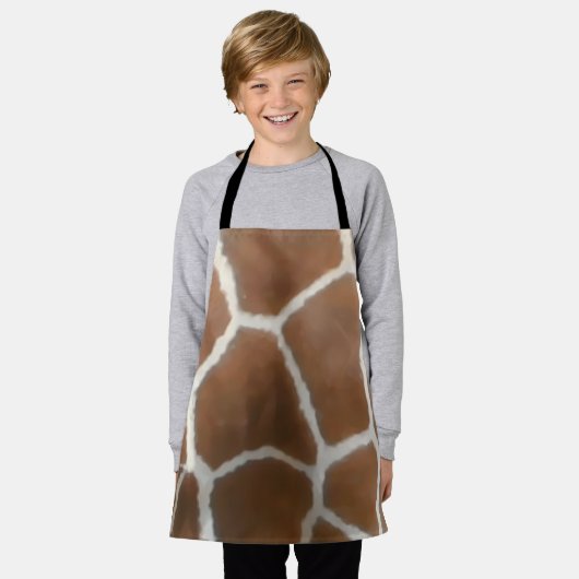 TABLIER GIRAFFE PEAU (Porté)