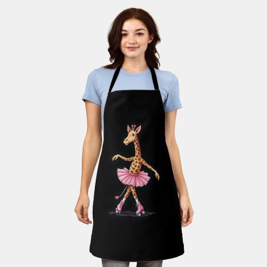 Tablier Giraffe Sur Patins À Roulettes En Débardeur Tutu R (Porté)