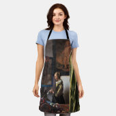 Tablier Girl Reading a Letter à Open Window, Vermeer (Porté)