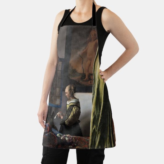 Tablier Girl Reading a Letter à Open Window, Vermeer (Insitu)