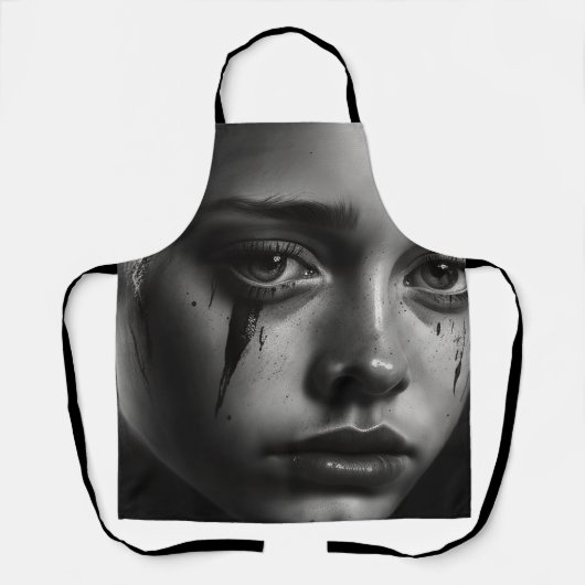 Tablier Girl with tears (Recto)