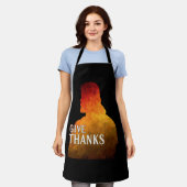 TABLIER GIVE THANKS APRON (Porté)