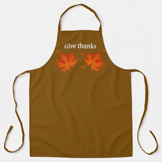 Tablier Give Thanks Autumn Apron (Recto)