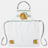 Tablier Give Thanks Pumpkin Harvest All-Over Print Apron (Recto)