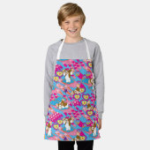 Tablier Gizmo | Pink Peace & Love Motif (Porté)