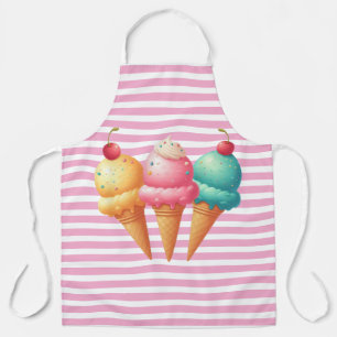Tablier Glace colorée