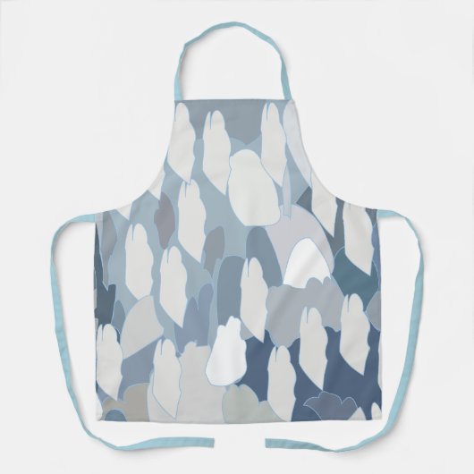 Tablier Glace de glacier bleu (Recto)