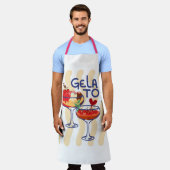 Tablier 🍦 GLACE – Graphisme Rétro Mignon de Glace (Porté)