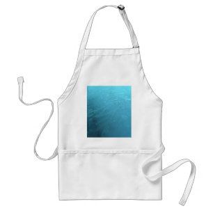 Tablier Glaces Water Ice Blue Frost Chic Winter métallc