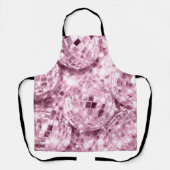 Tablier Glam à balles disco #12 #retro #wall #art (Recto)