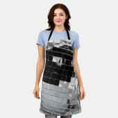 Tablier Glam à bille Disco Rétro #1 #retro #wall #art (Porté)