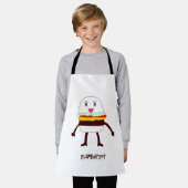 Tablier Glam Burger design amusant (Porté)