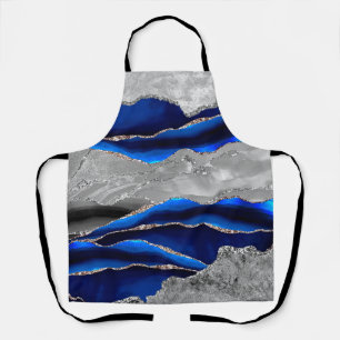 TABLIER GLAM EN MARBRE BLEU GLAM EN MARBRE BLEU AGATE OR P
