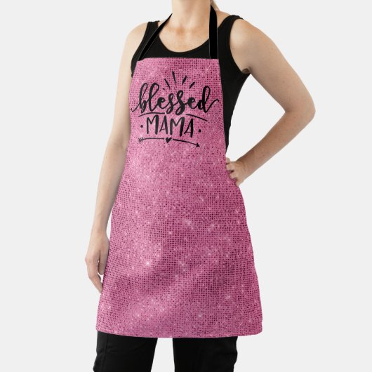 Tablier Glam & Pink Shimmery Apron (Insitu)
