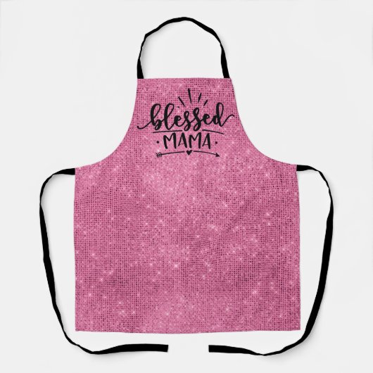 Tablier Glam & Pink Shimmery Apron (Recto)