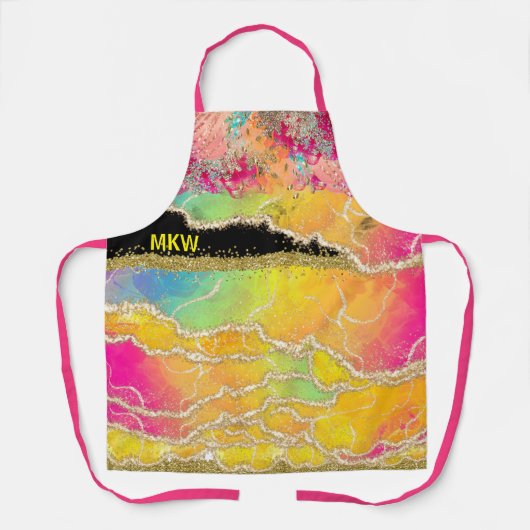 Tablier Glam tropical (Recto)