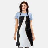 Tablier Glame d'agrafe en marbre noir (Porté)