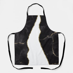 Tablier Glame d'agrafe en marbre noir