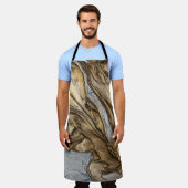 Tablier glamor 001 couleur brun liquide (Porté)