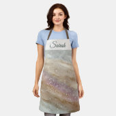 Tablier Glitter Custom Name Christmas Apron (Porté)