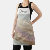 Tablier Glitter Custom Name Christmas Apron (Insitu)