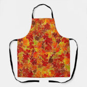 Tablier Glittery Fall Maple Feuilles (Recto)