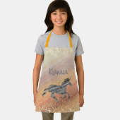 Tablier Glittery Starry Unicorn Personnalisé (Insitu)