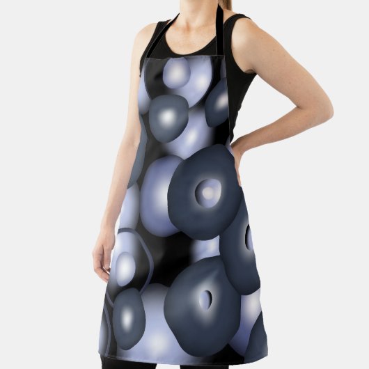 Tablier Global Concentric Circle Orbital Art Abstrait (Insitu)