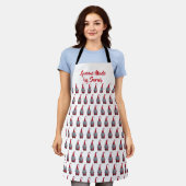 Tablier Gnome personnalisé Fabriqué appart de Noël (Porté)