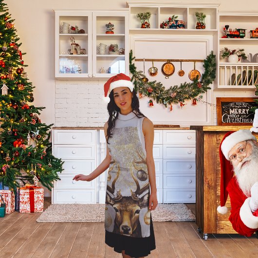 Tablier "Gnome pour les fêtes"