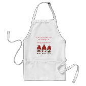 Tablier "Gnome pour les fêtes" (Devant)