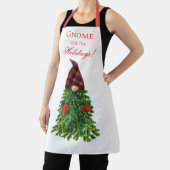 Tablier Gnome pour les fêtes Arbre de Noël Script mignon (Insitu)