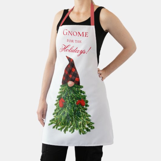 Tablier Gnome pour les fêtes Arbre de Noël Script mignon (Insitu)