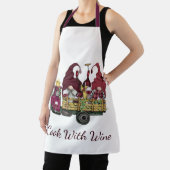 Tablier Gnomes dans Vin Camion Je Cuis Avec Du Vin (Insitu)