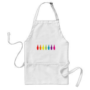 Tablier Gnomes d'arc-en-ciel